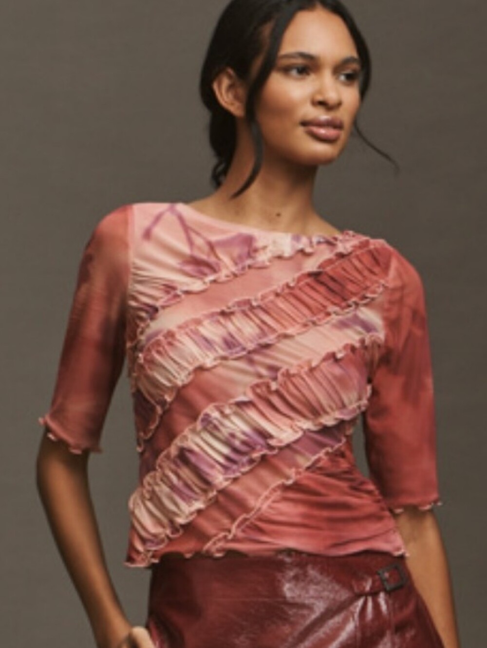 NWT Anthropologie Ruffle Top